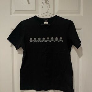 Mastermind Japan Black Tee with Skull Design